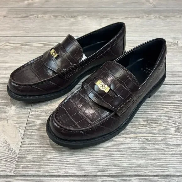 A New Day Womens Phyllis Penny Loafers - Brown 8.5 NWT - Picture 4 of 7